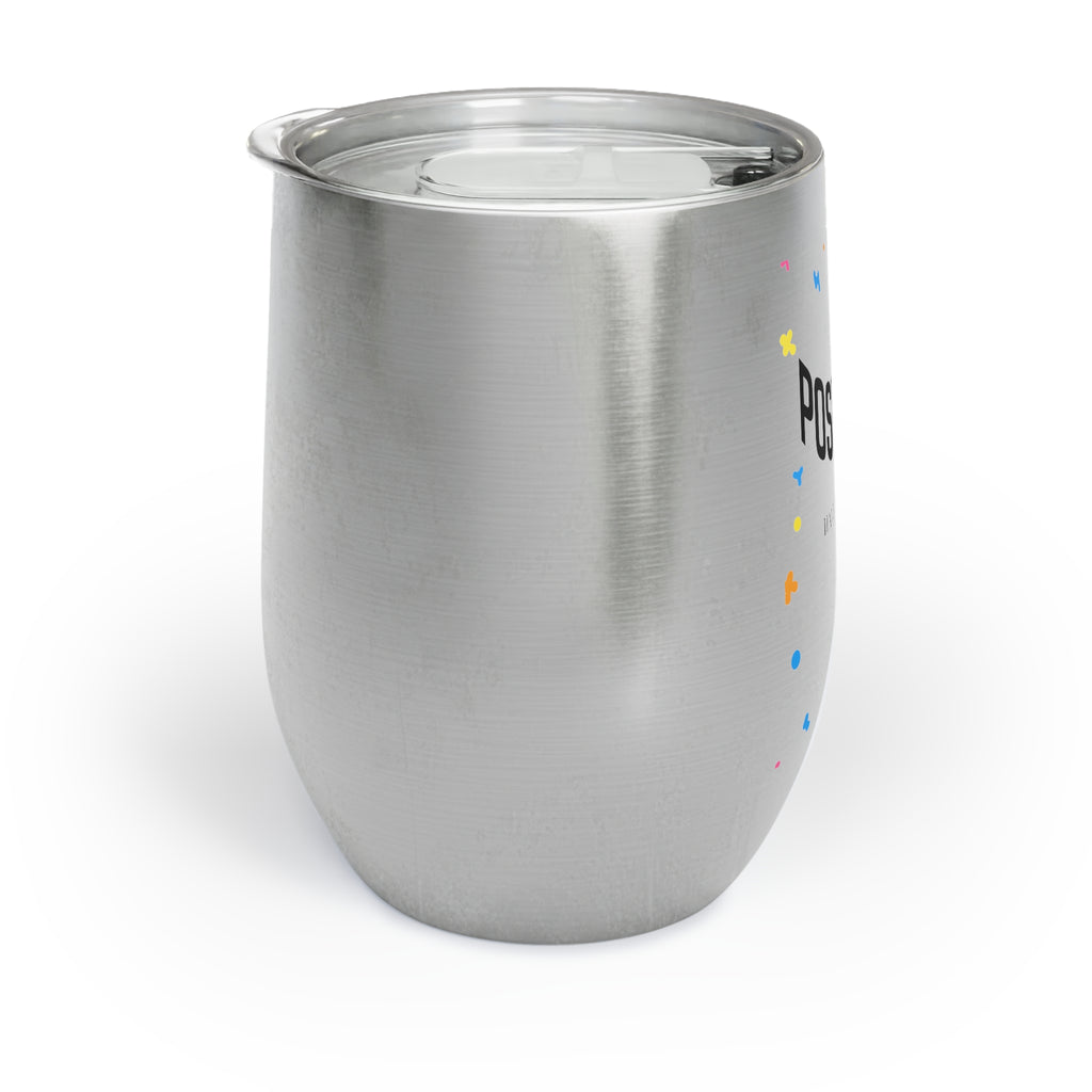 Positivity – Inspirational 12 oz Wine Tumbler