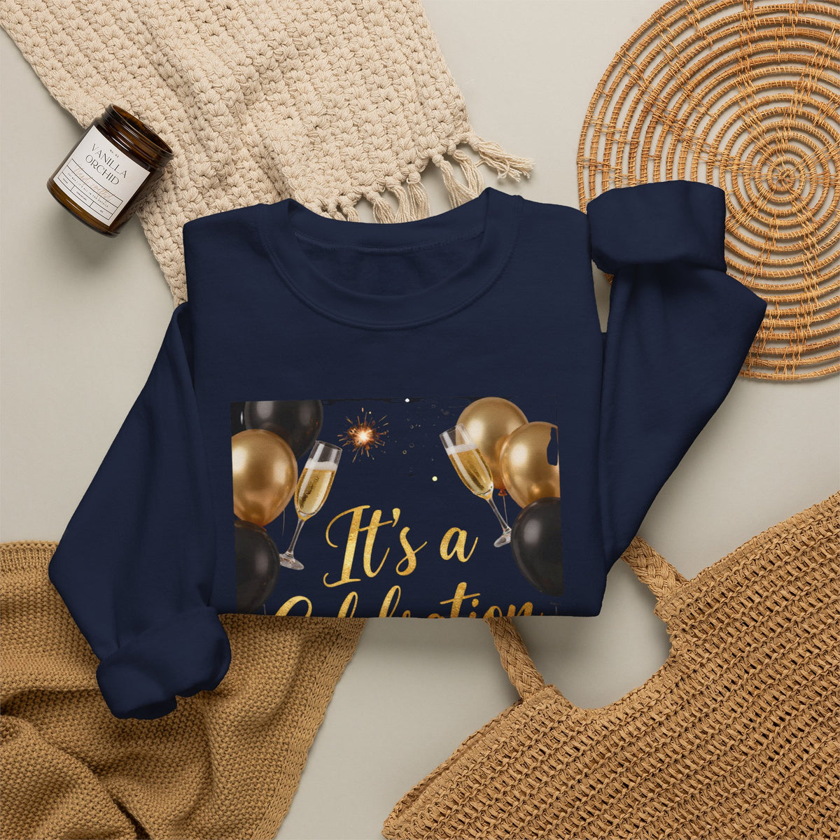 It’s a Celebration Gold & Black Sweatshirt