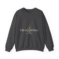 Crewneck Sweatshirt — 'On a Journey' Minimalist Gold Script Design