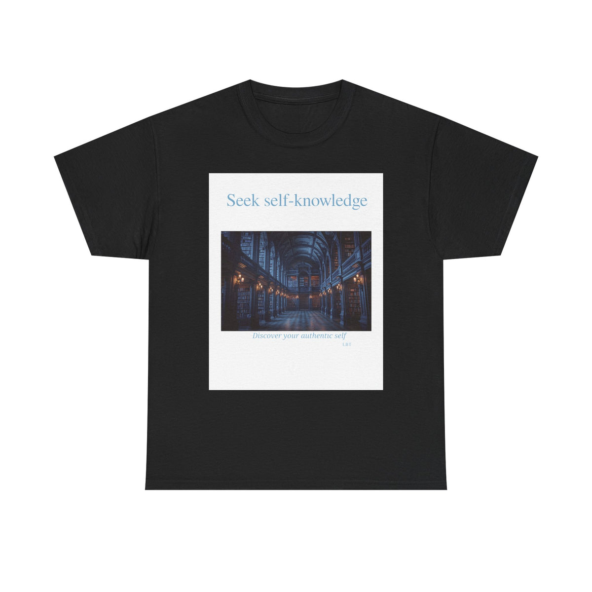 Seek Self-Knowledge T-Shirt — Moody Library Photo Graphic Tee