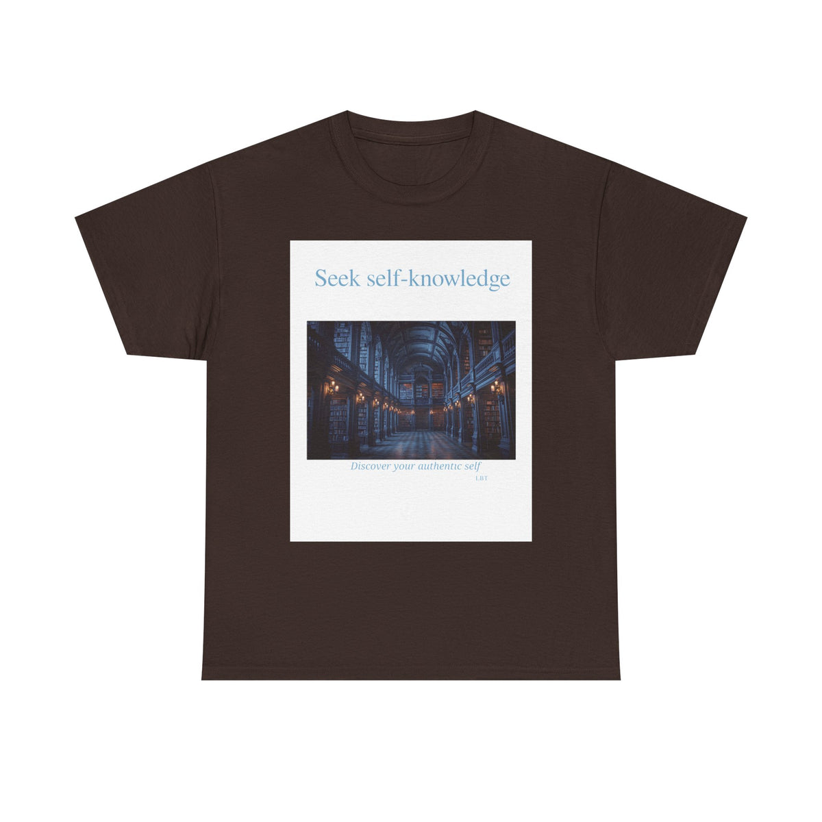 Seek Self-Knowledge T-Shirt — Moody Library Photo Graphic Tee