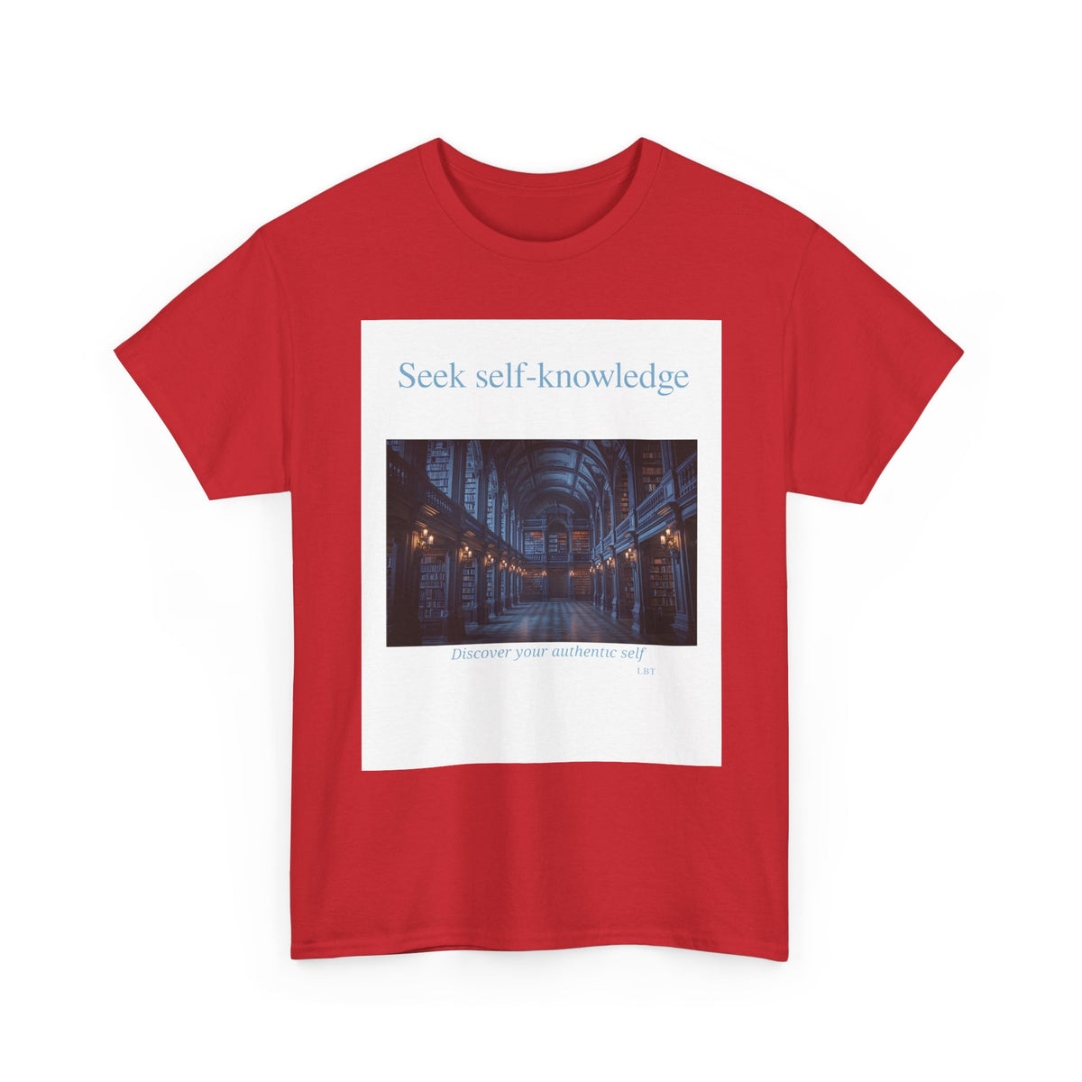 Seek Self-Knowledge T-Shirt — Moody Library Photo Graphic Tee