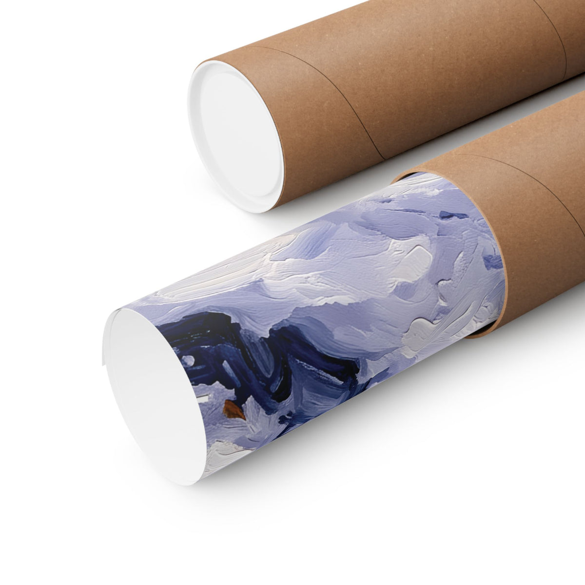 Winter Passage – Snowy Street Wall Art Poster