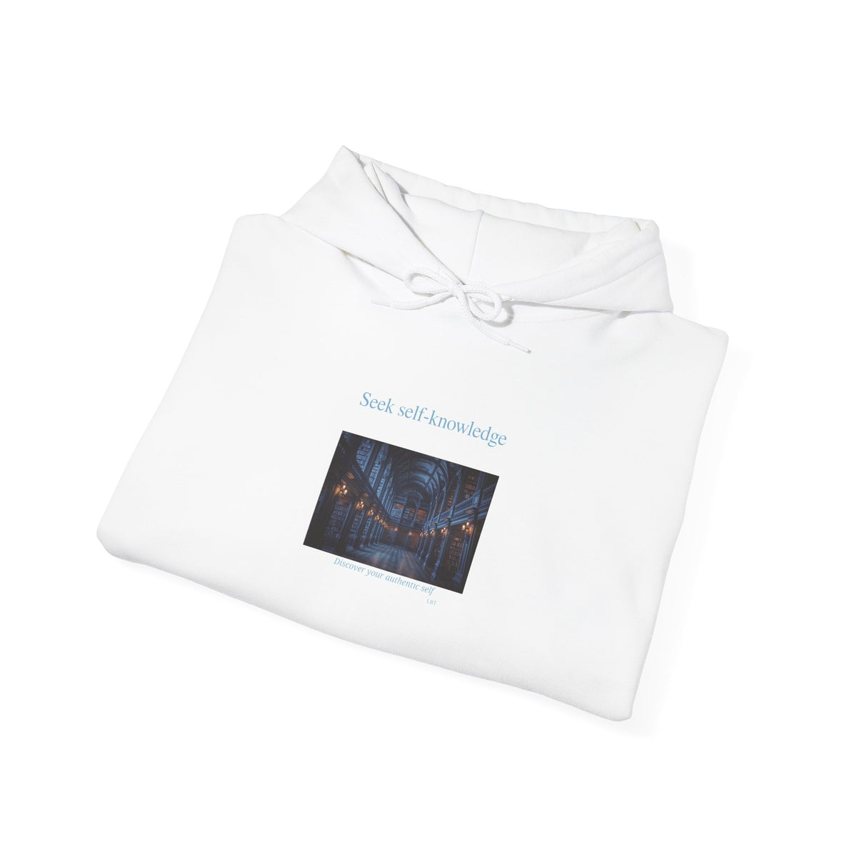 Seek Self-Knowledge Hoodie — Mystic Library Graphic Sweatshirt