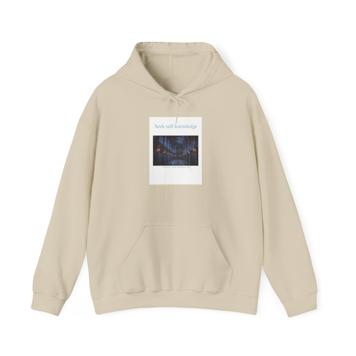 Seek Self-Knowledge Hoodie — Mystic Library Graphic Sweatshirt