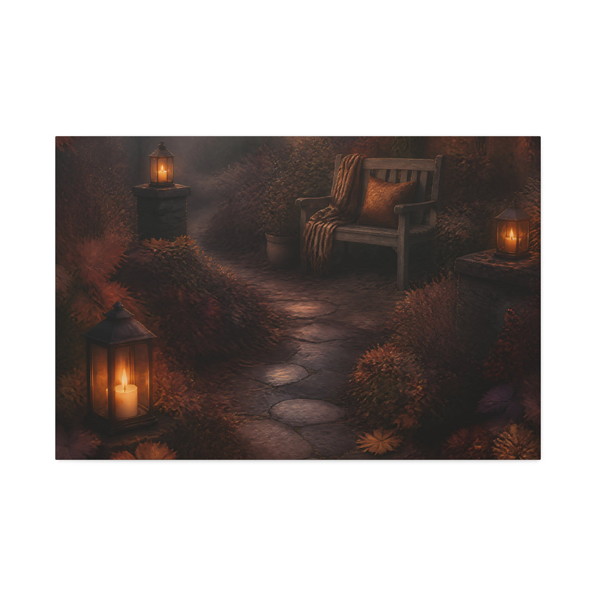 Lanterns at Dusk