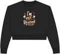 Womens Relaxed Crop Crewneck