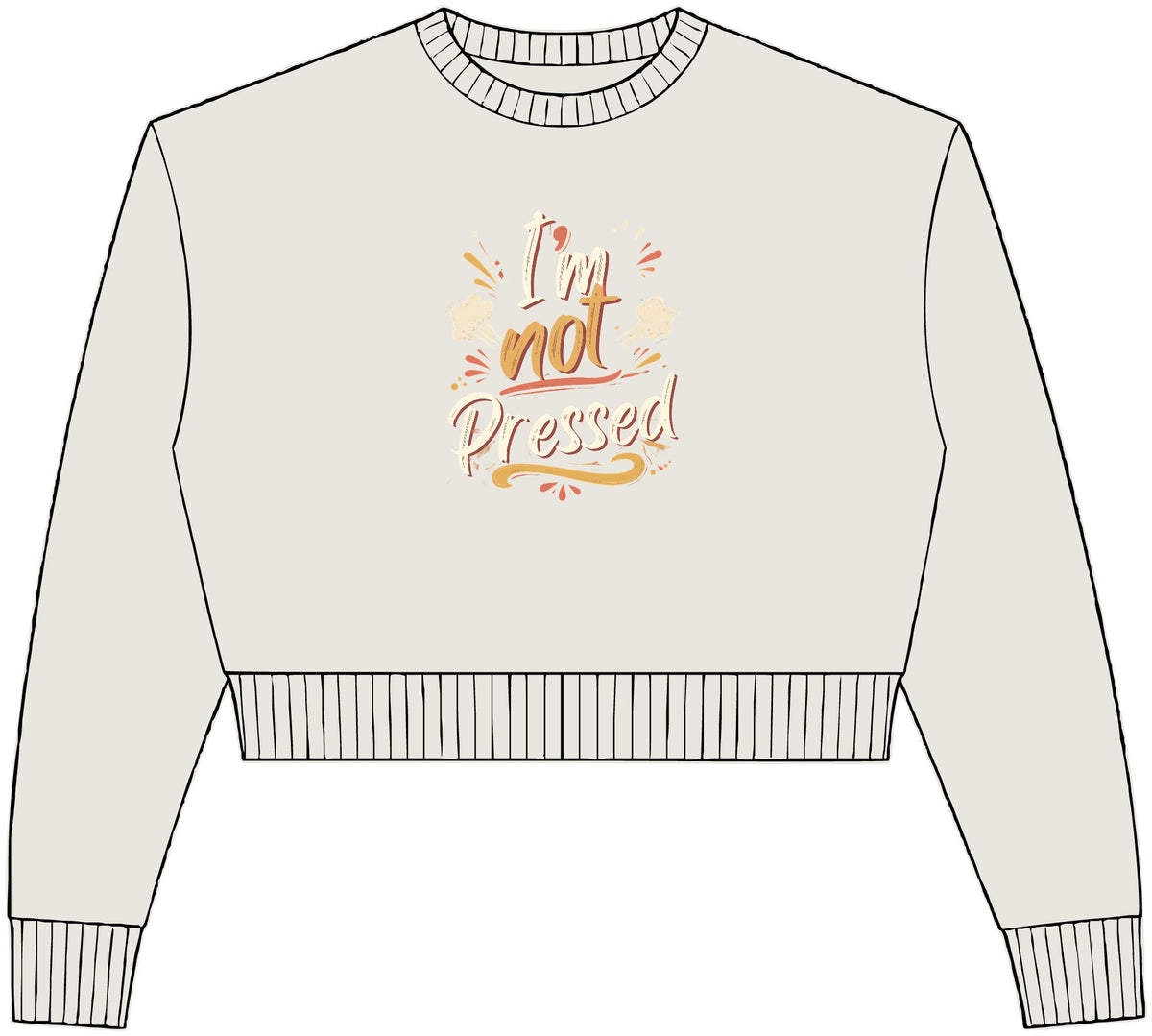 Womens Relaxed Crop Crewneck
