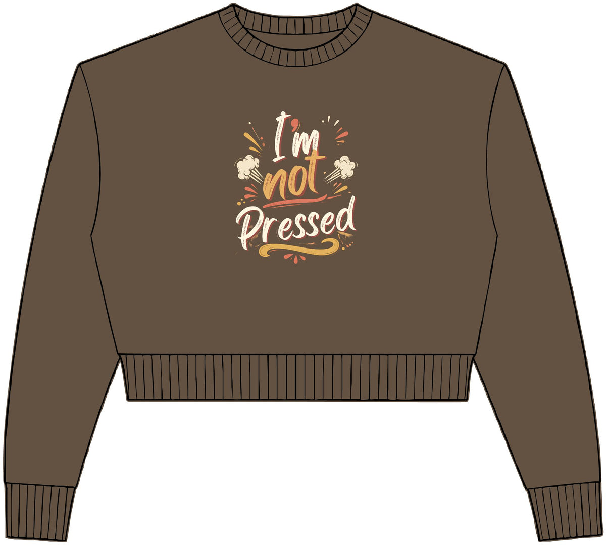 Womens Relaxed Crop Crewneck