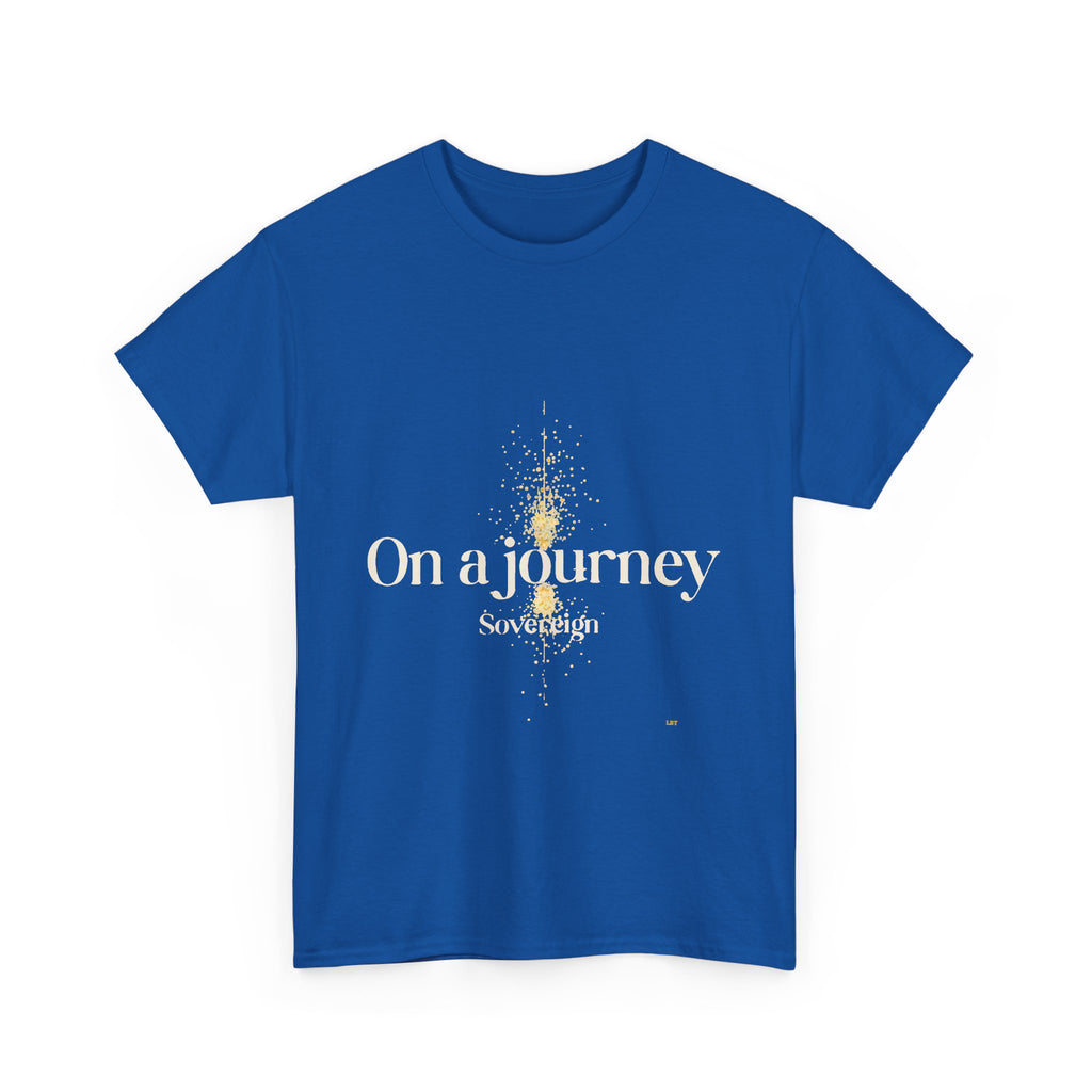 Journey Graphic Tee — "On a Journey" Inspirational White T‑Shirt