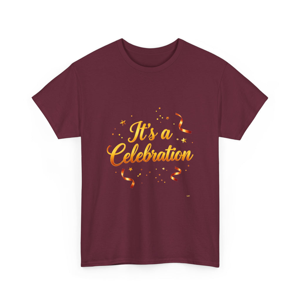 It's a Celebration T-Shirt — Confetti Party Graphic Tee