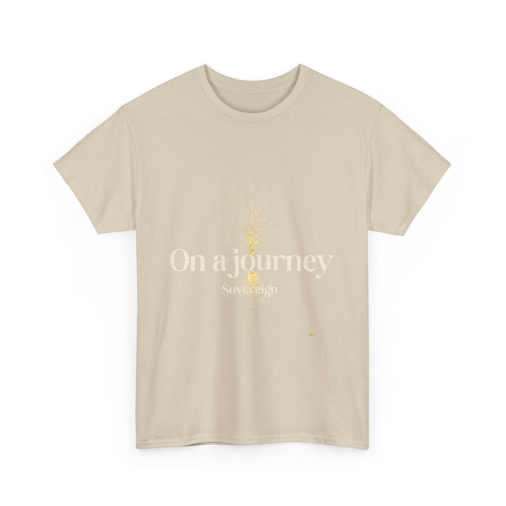 Journey Graphic Tee — "On a Journey" Inspirational White T‑Shirt