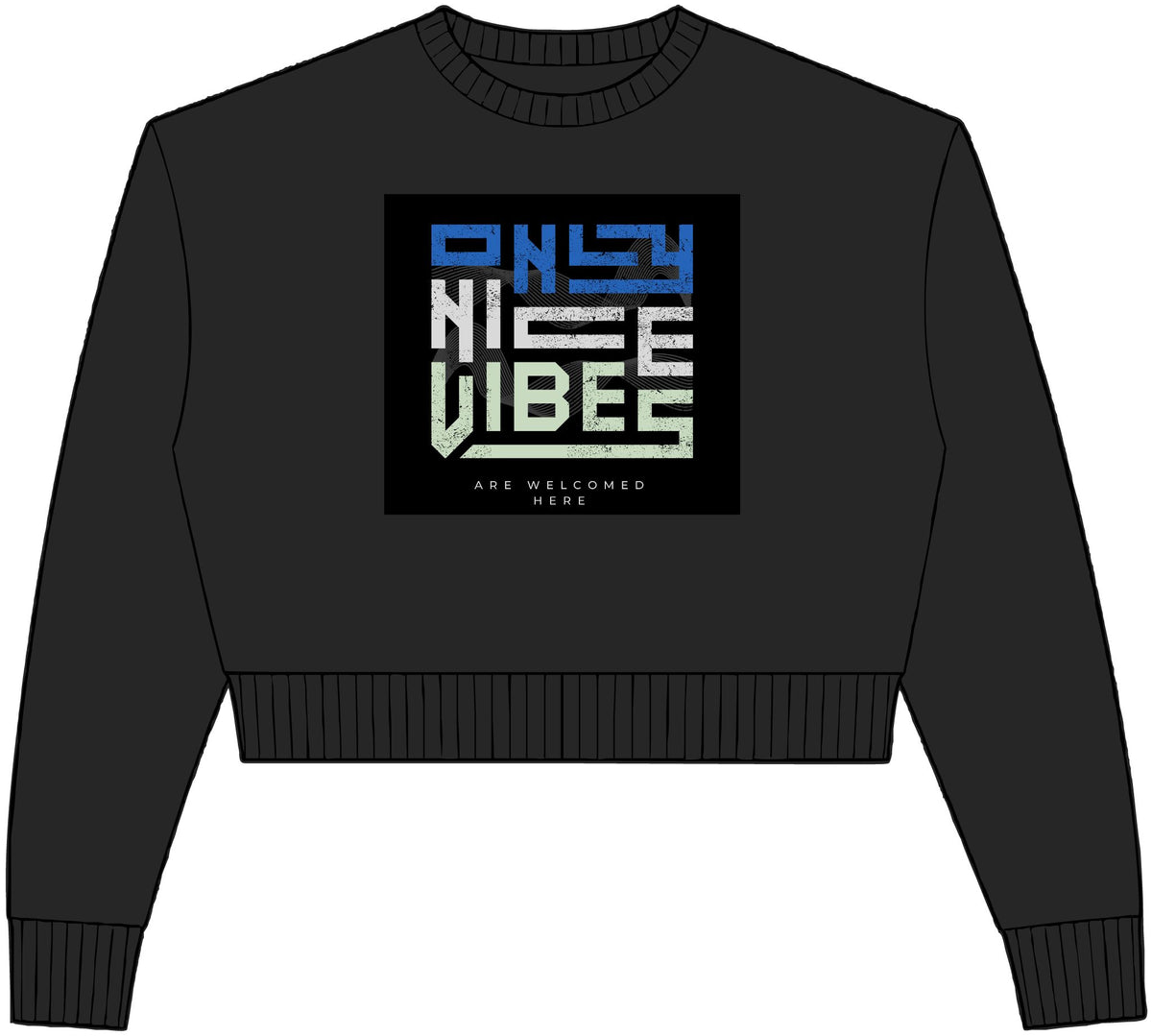 Womens Relaxed Crop Crewneck