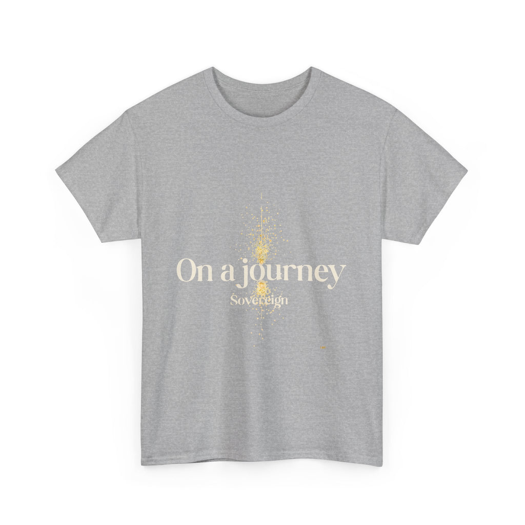 Journey Graphic Tee — "On a Journey" Inspirational White T‑Shirt