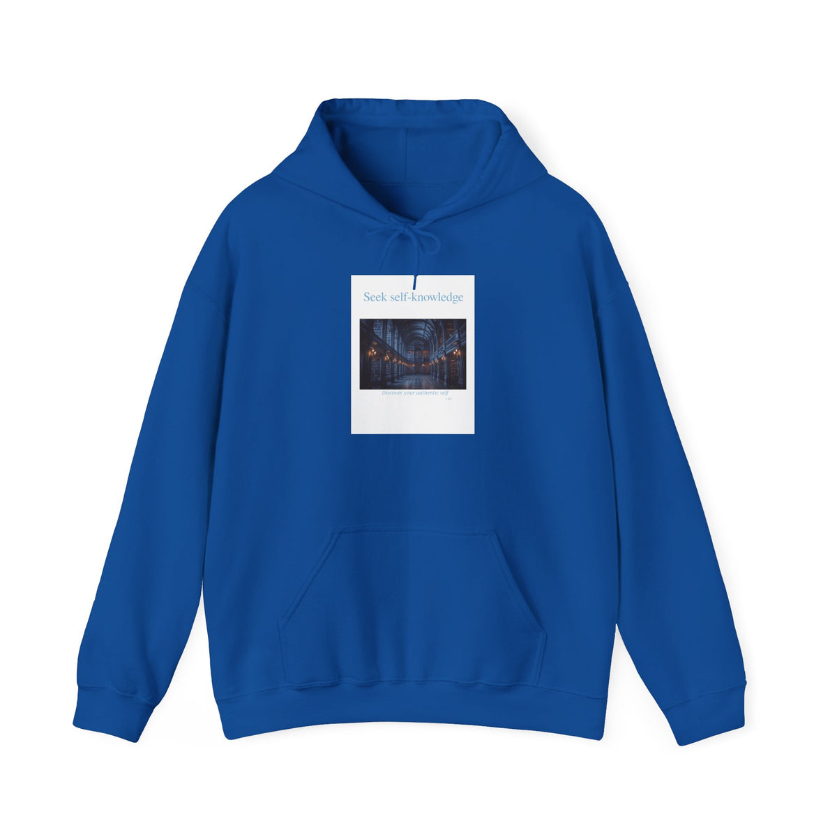 Seek Self-Knowledge Hoodie — Mystic Library Graphic Sweatshirt