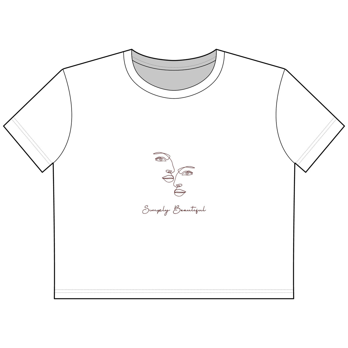 Womens Crop Tee