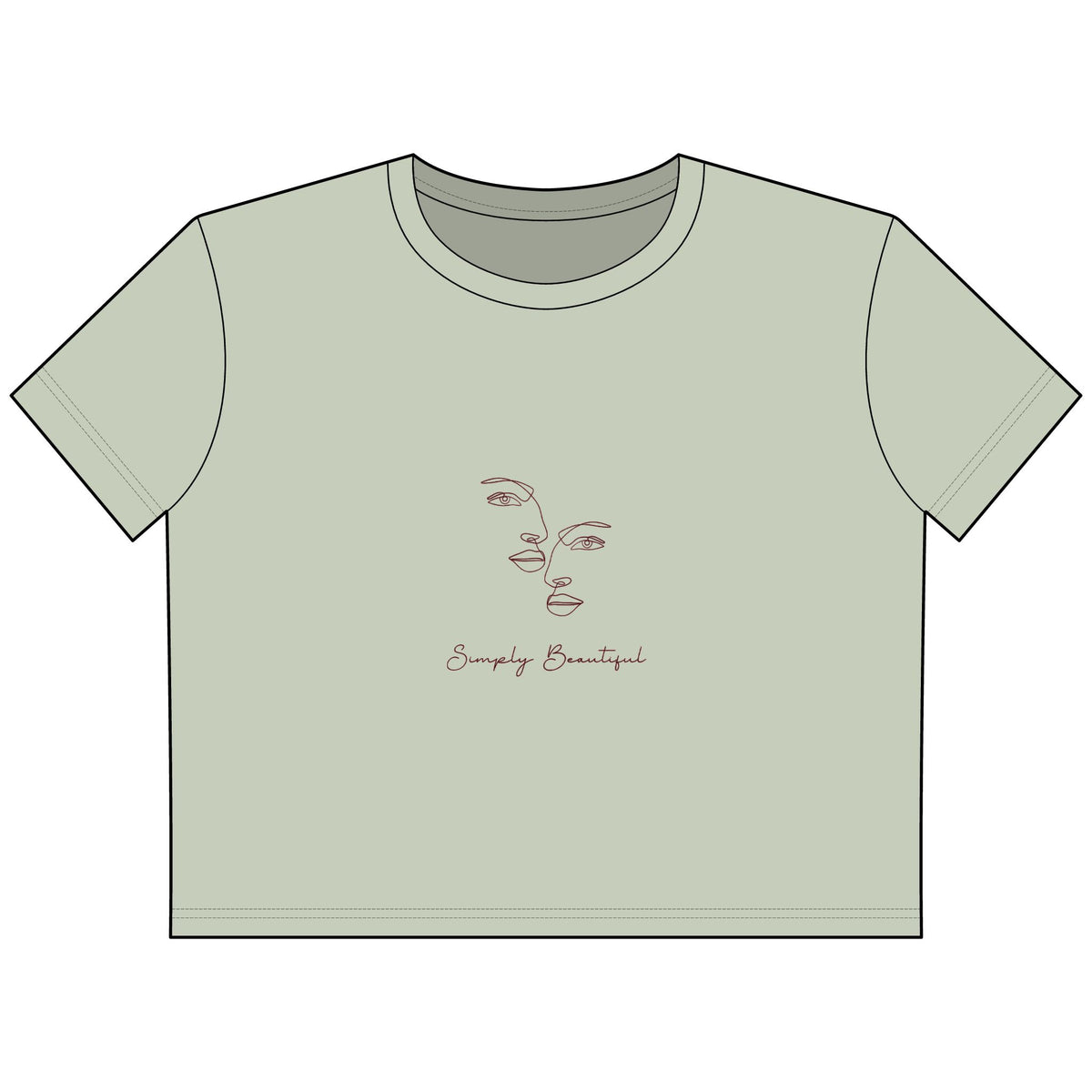 Womens Crop Tee