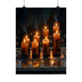 Candlelit Serenity – Warm Glow Wall Art Poster