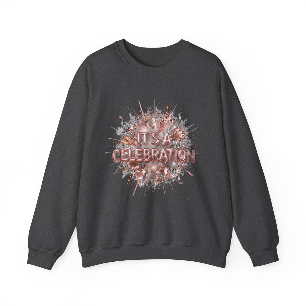 Celebration Burst Crewneck Sweatshirt — "It's a Celebration" Graphic