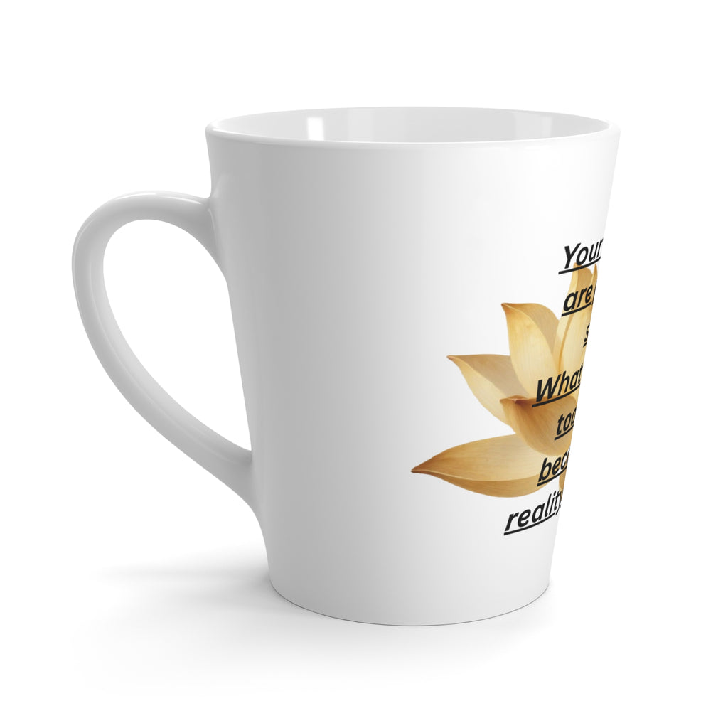 Golden Lotus Inspiration – 12 oz Latte Mu