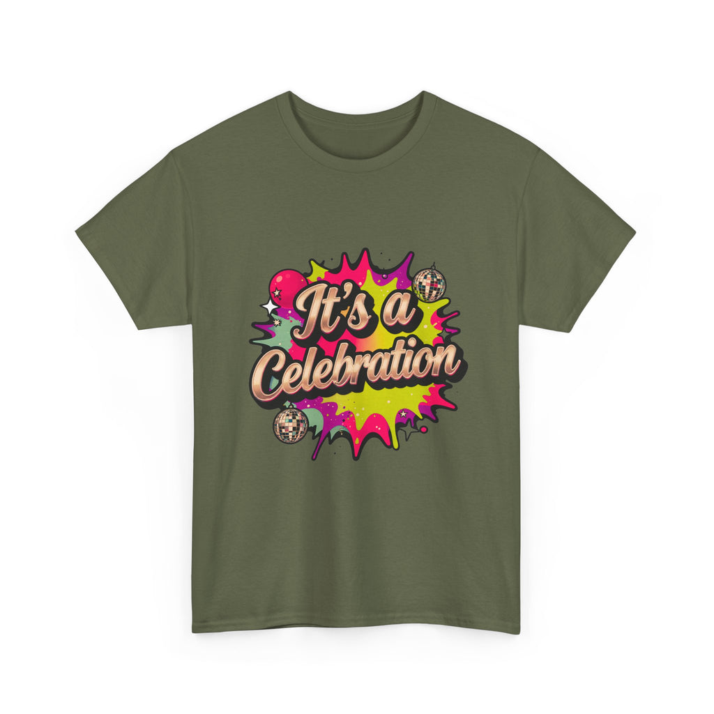 It's a Celebration T-Shirt — Colorful Party Graphic Tee