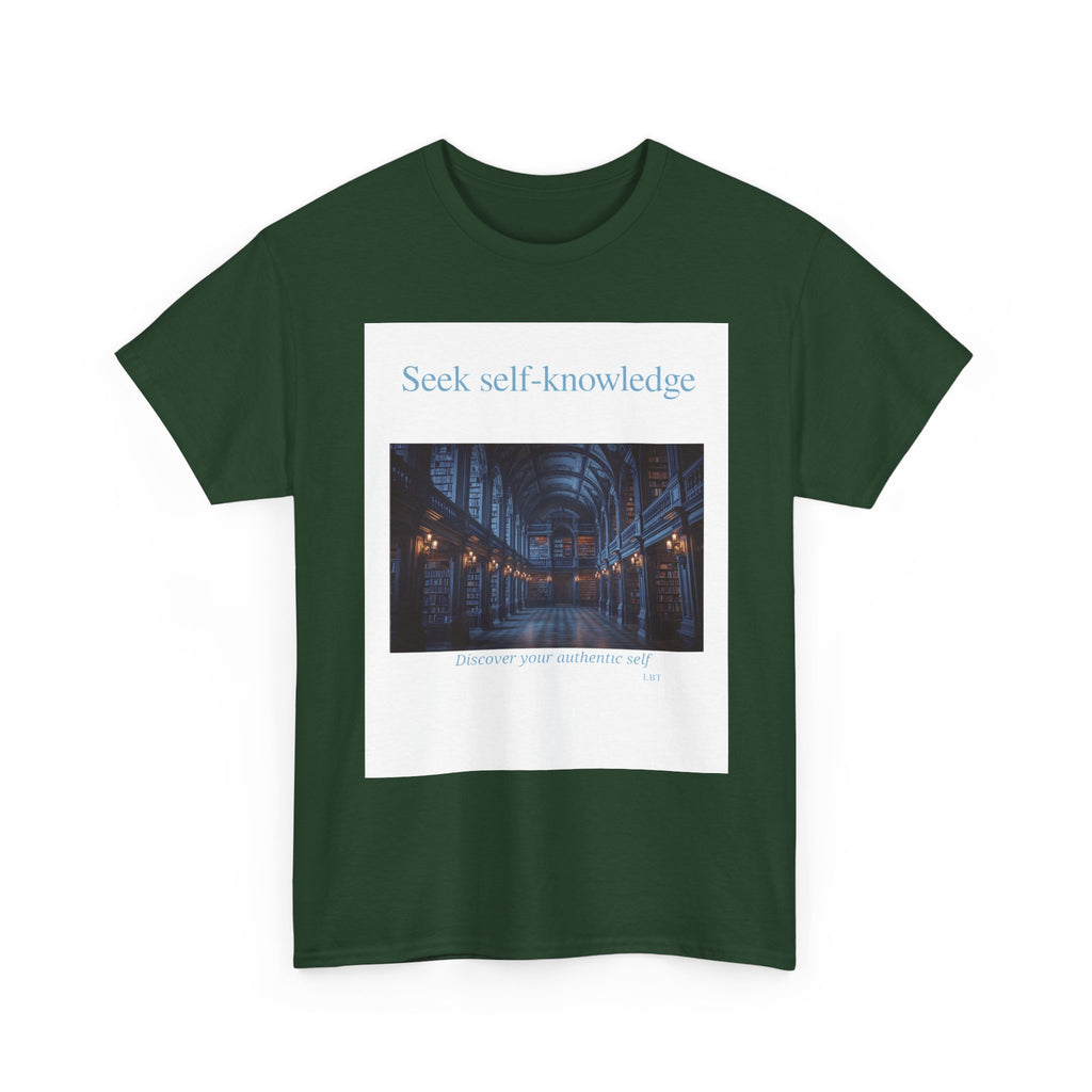 Seek Self-Knowledge T-Shirt — Moody Library Photo Graphic Tee