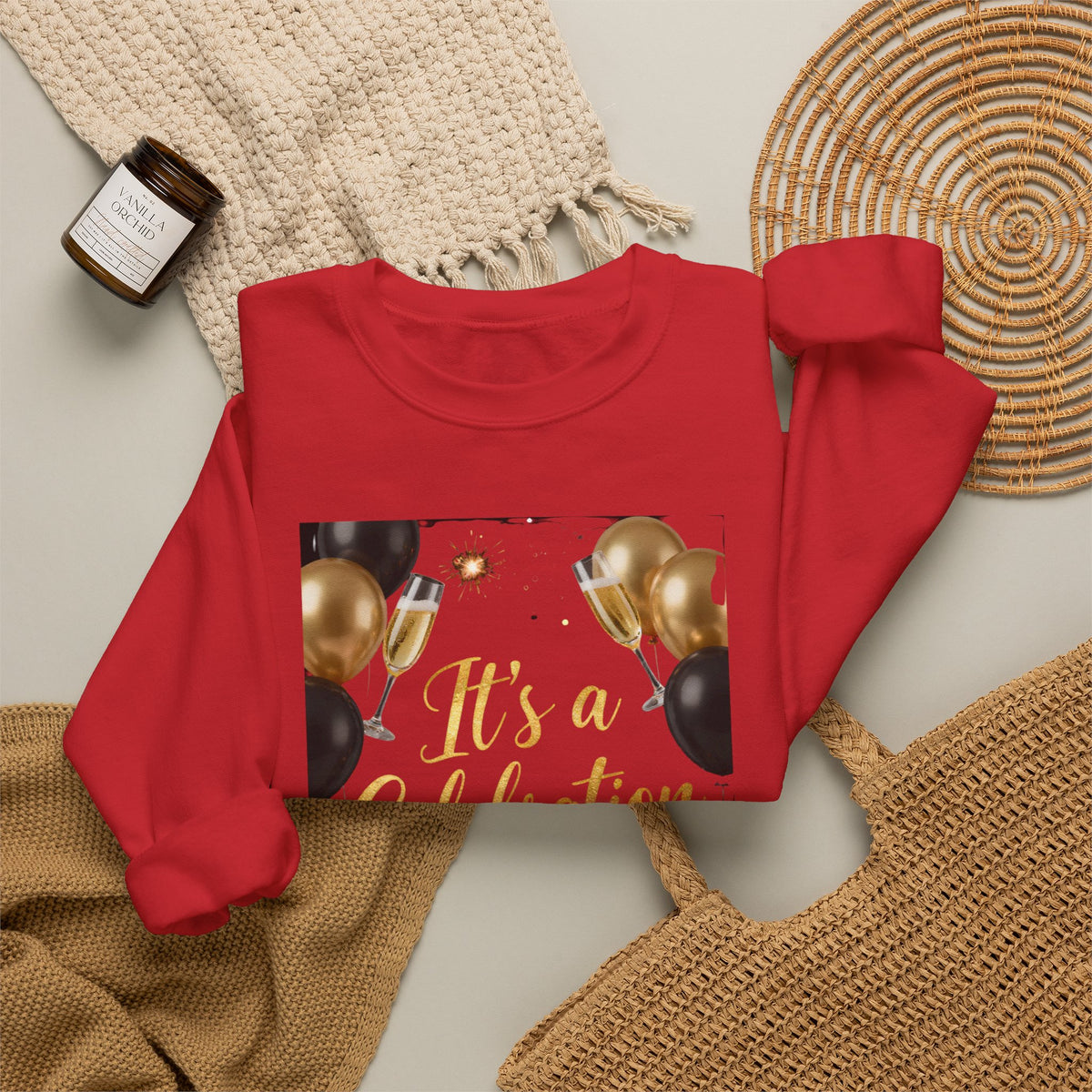 It’s a Celebration Gold & Black Sweatshirt