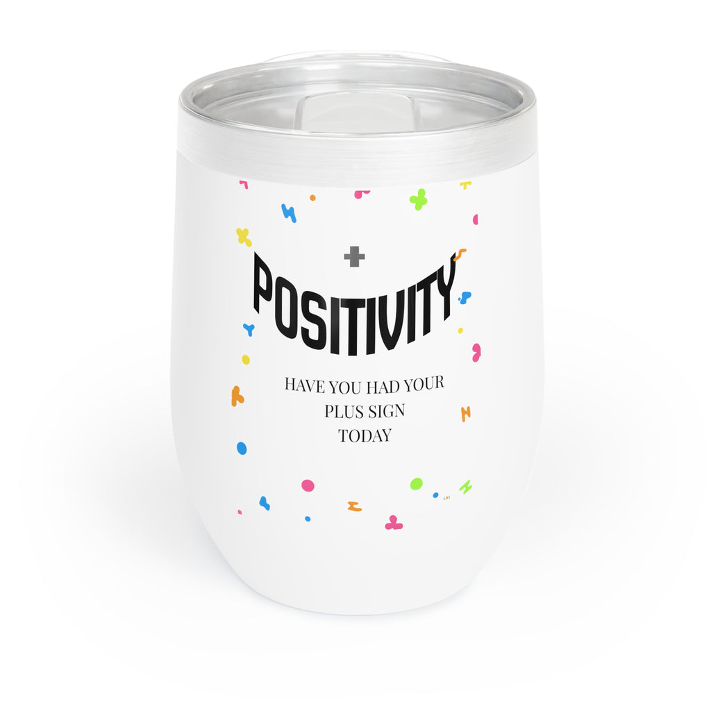 Positivity – Inspirational 12 oz Wine Tumbler