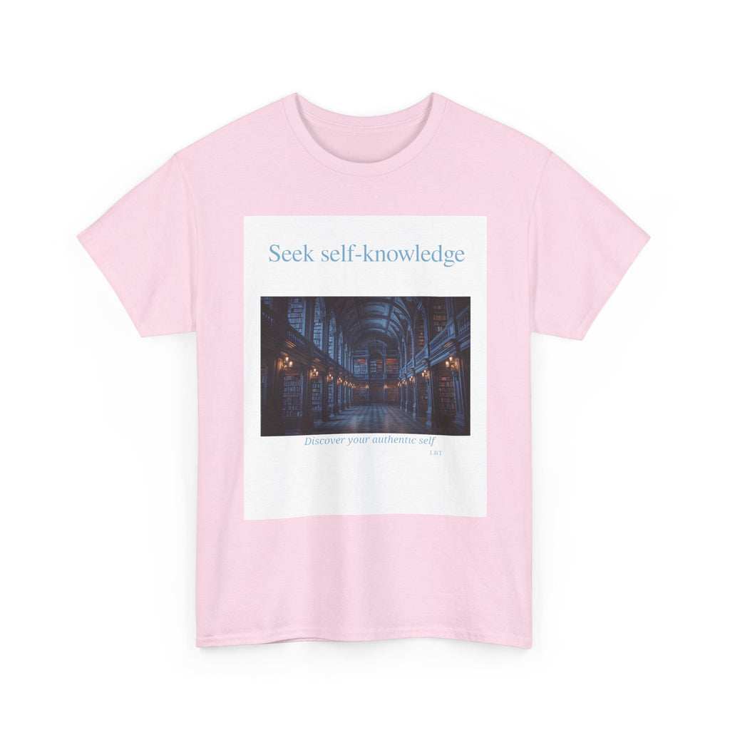 Seek Self-Knowledge T-Shirt — Moody Library Photo Graphic Tee