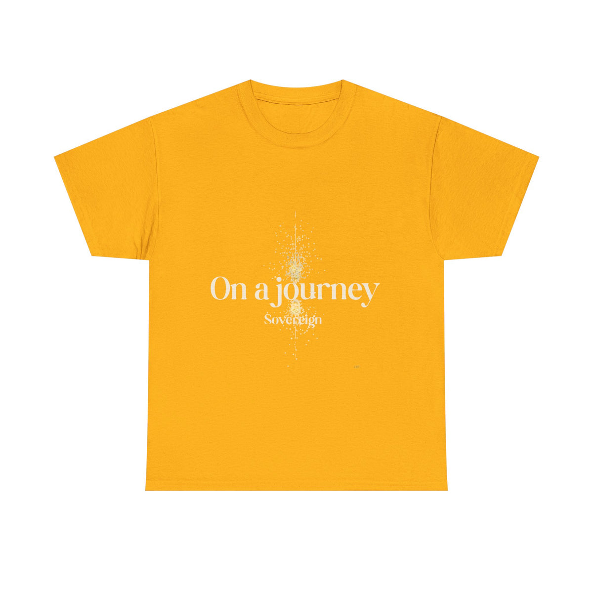 Journey Graphic Tee — "On a Journey" Inspirational White T‑Shirt