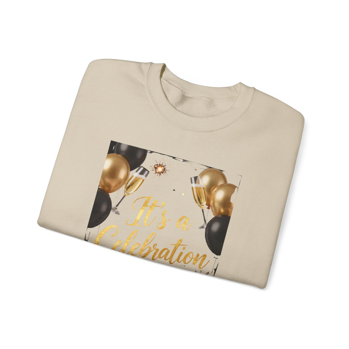 It’s a Celebration Gold & Black Sweatshirt