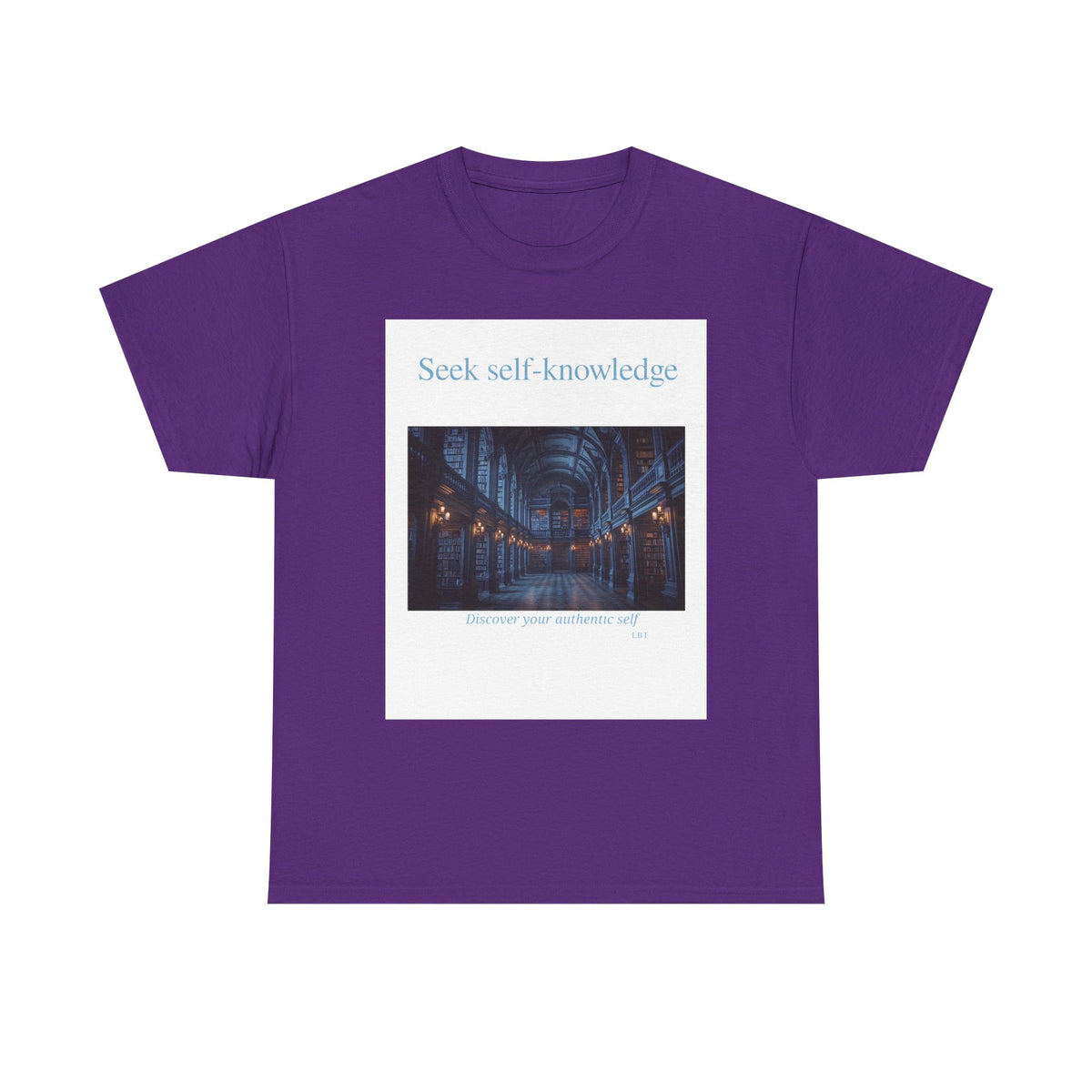 Seek Self-Knowledge T-Shirt — Moody Library Photo Graphic Tee