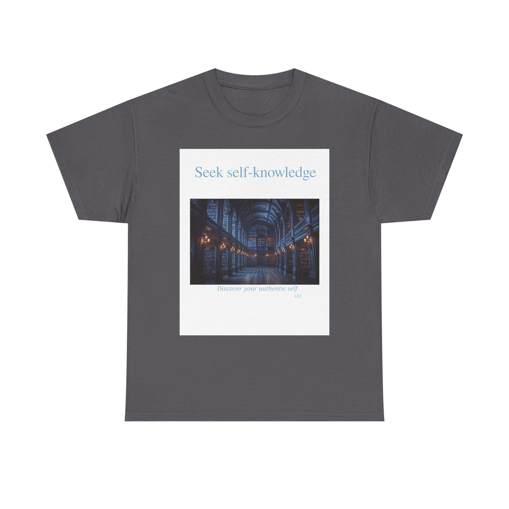 Seek Self-Knowledge T-Shirt — Moody Library Photo Graphic Tee