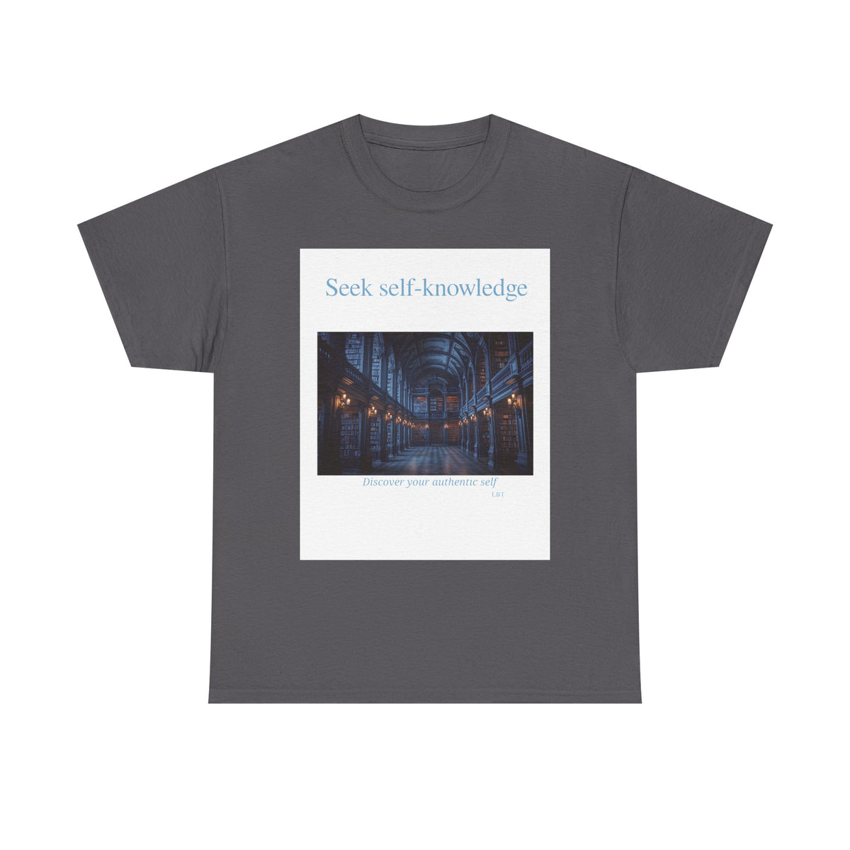 Seek Self-Knowledge T-Shirt — Moody Library Photo Graphic Tee