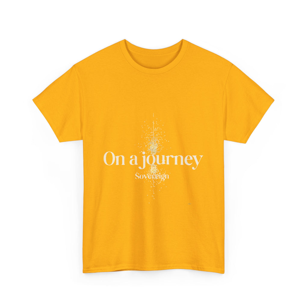 Journey Graphic Tee — "On a Journey" Inspirational White T‑Shirt