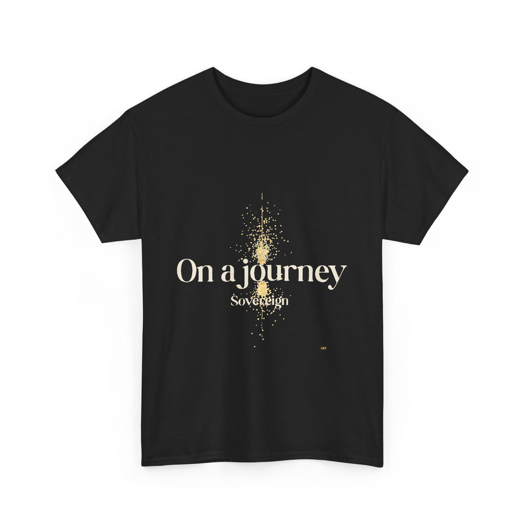 Journey Graphic Tee — "On a Journey" Inspirational White T‑Shirt