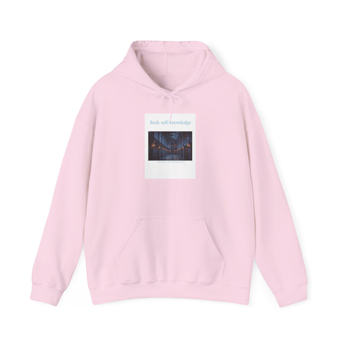 Seek Self-Knowledge Hoodie — Mystic Library Graphic Sweatshirt