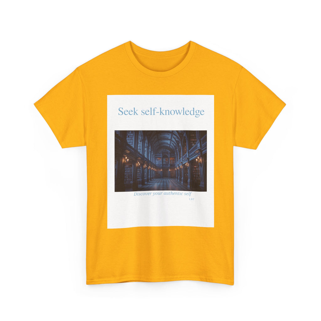 Seek Self-Knowledge T-Shirt — Moody Library Photo Graphic Tee