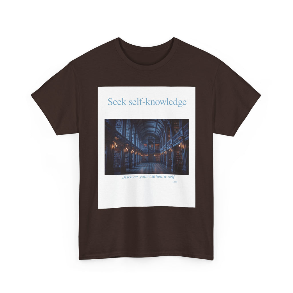 Seek Self-Knowledge T-Shirt — Moody Library Photo Graphic Tee