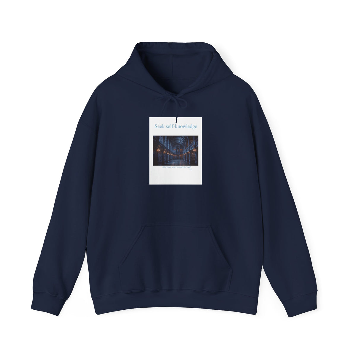 Seek Self-Knowledge Hoodie — Mystic Library Graphic Sweatshirt