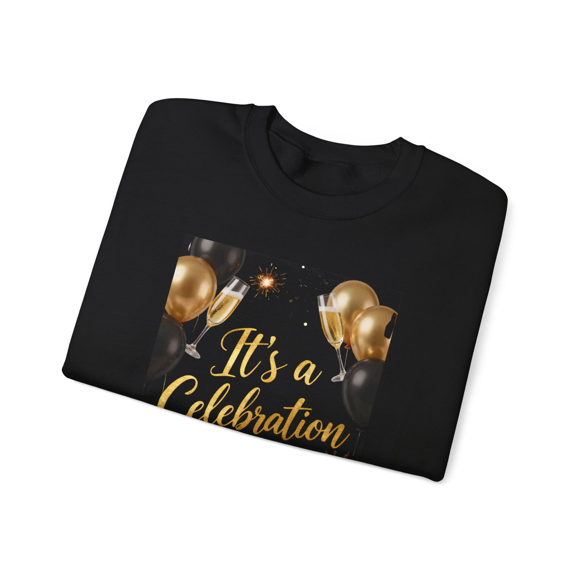 It’s a Celebration Gold & Black Sweatshirt