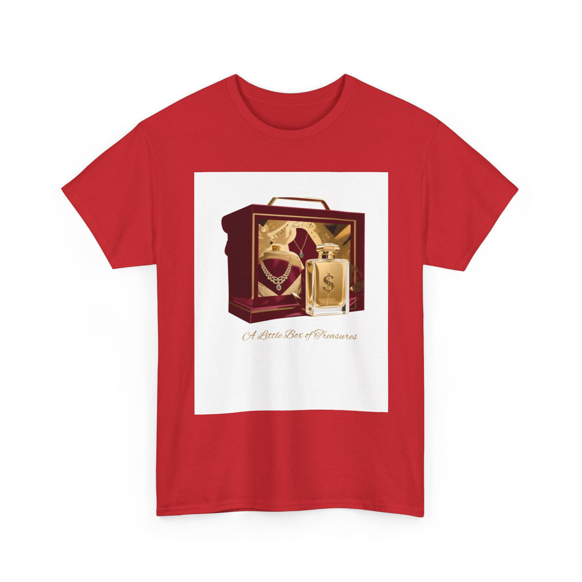 Red Jewelry Box Cotton Tee