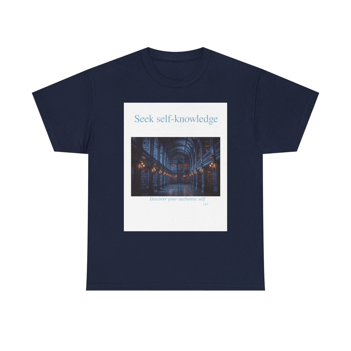 Seek Self-Knowledge T-Shirt — Moody Library Photo Graphic Tee