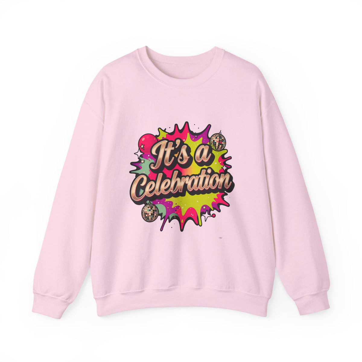 Celebration Crewneck Sweatshirt – "It's a Celebration" Graphic Pullover