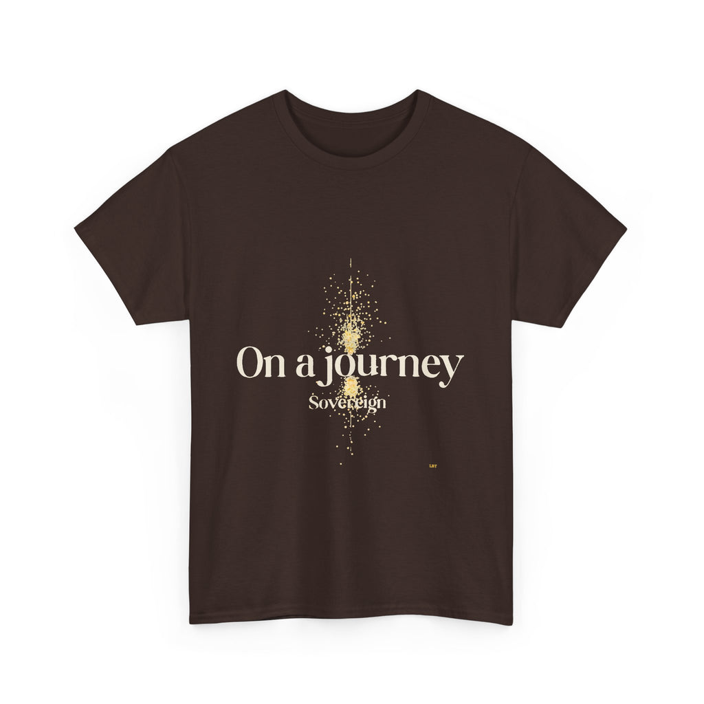 Journey Graphic Tee — "On a Journey" Inspirational White T‑Shirt