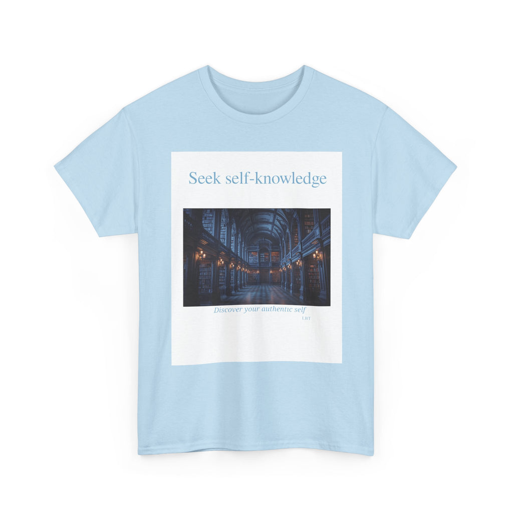 Seek Self-Knowledge T-Shirt — Moody Library Photo Graphic Tee
