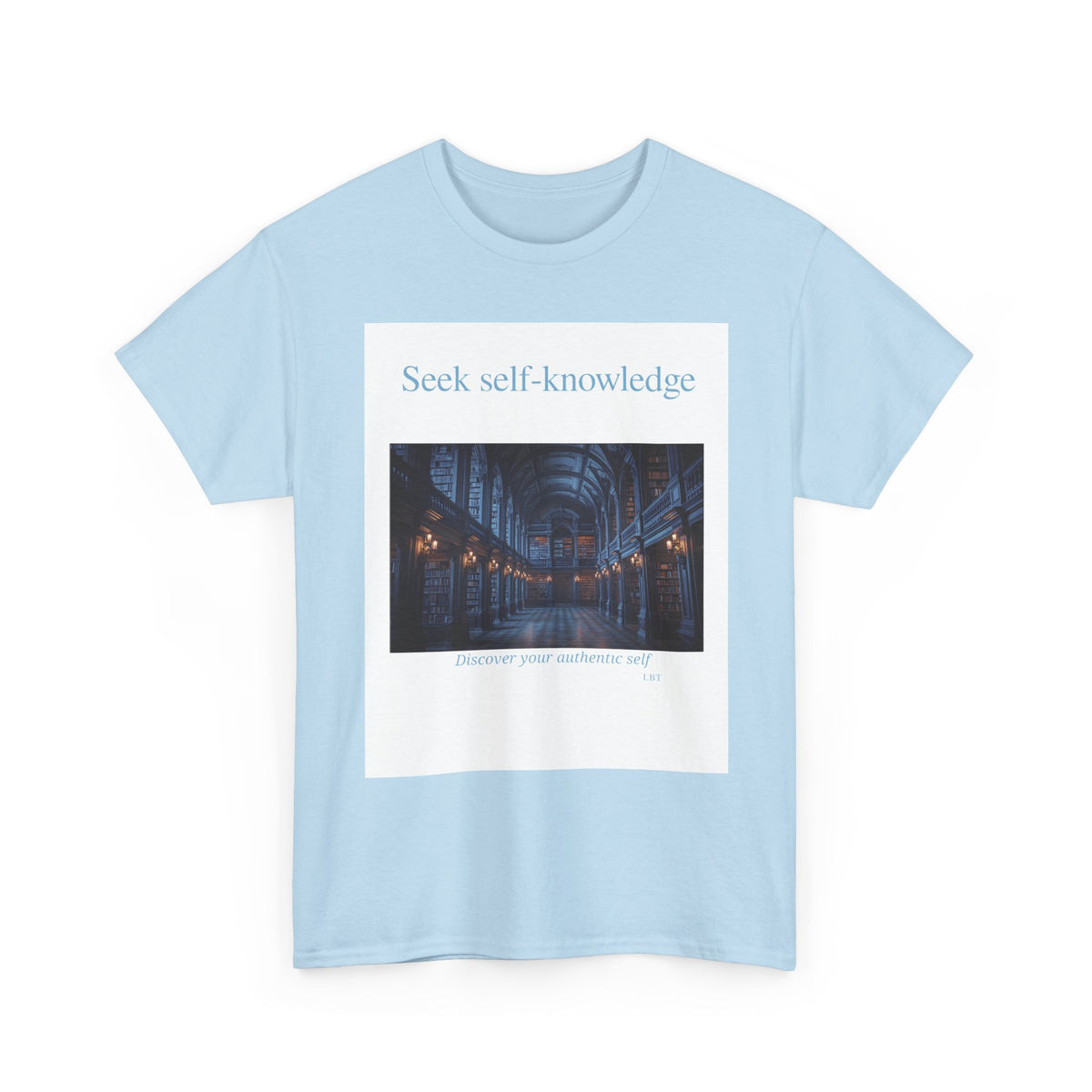 Seek Self-Knowledge T-Shirt — Moody Library Photo Graphic Tee