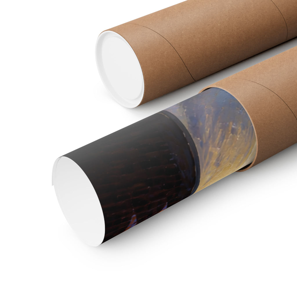 Twilight Across the Way – Urban Landscape Wall Art Poster