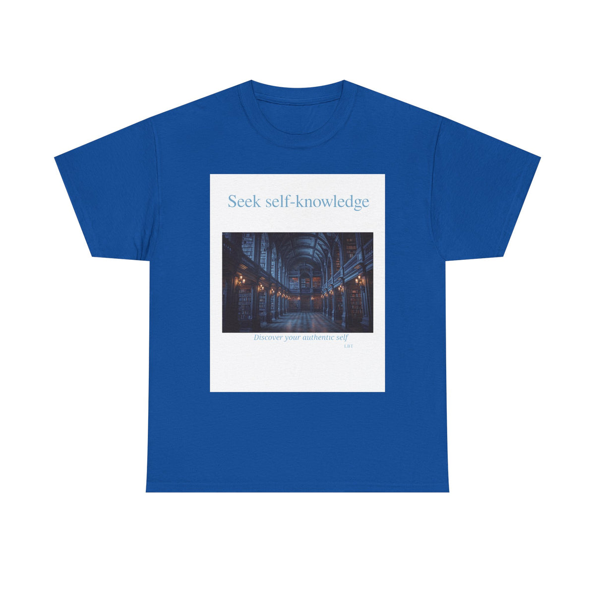 Seek Self-Knowledge T-Shirt — Moody Library Photo Graphic Tee
