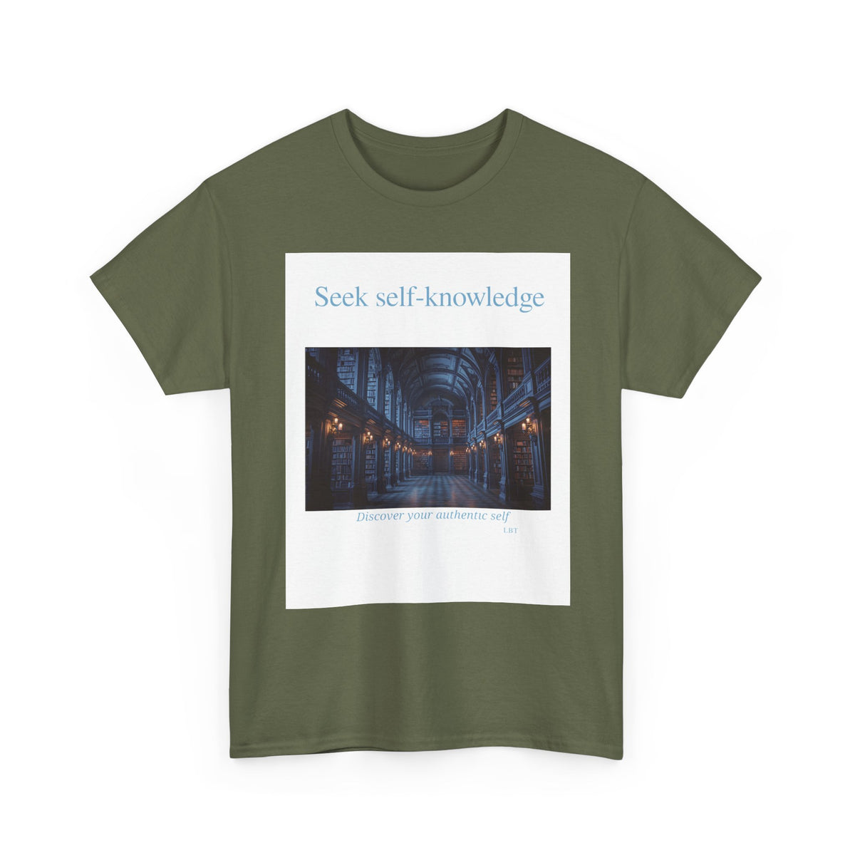 Seek Self-Knowledge T-Shirt — Moody Library Photo Graphic Tee
